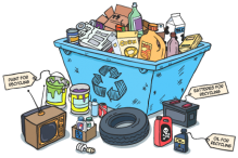Diferite materiale reciclabile
