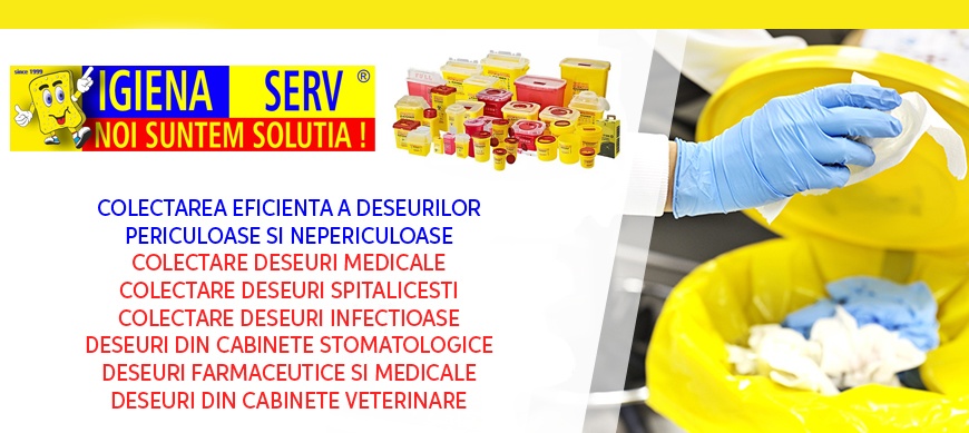 colectare deseuri medicale stomatologice veterinare spitale